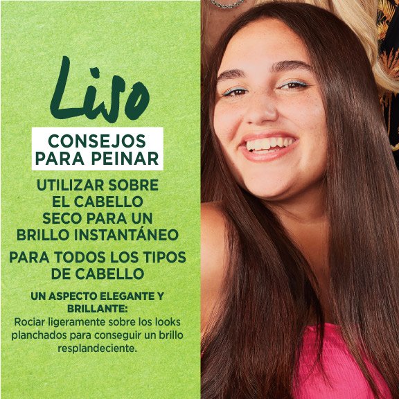 Consejos para peinar con Garnier Brilliantine Shine Glossing Hair Spray